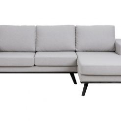 Sofa góc Norwich vải Malmo màu xám nhạt 2