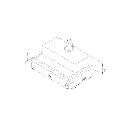 Máy hút khói, khử mùi K1507 TC