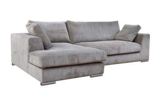 Sofa Amery góc phải vải wind màu be 830000333 2