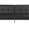 Sofa giường Perugia PU màu đen 1