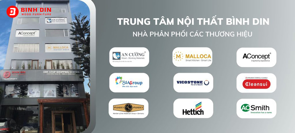 Bình Din là đối tác của nhiều thương hiệu