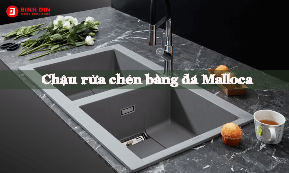 Những mẫu chậu rửa chén bằng đá Malloca đẹp và mới nhất 1 chau rua chen bang da malloca