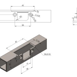 7454002 with cut out dimensions new hinge