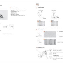 cabinet glass hinge