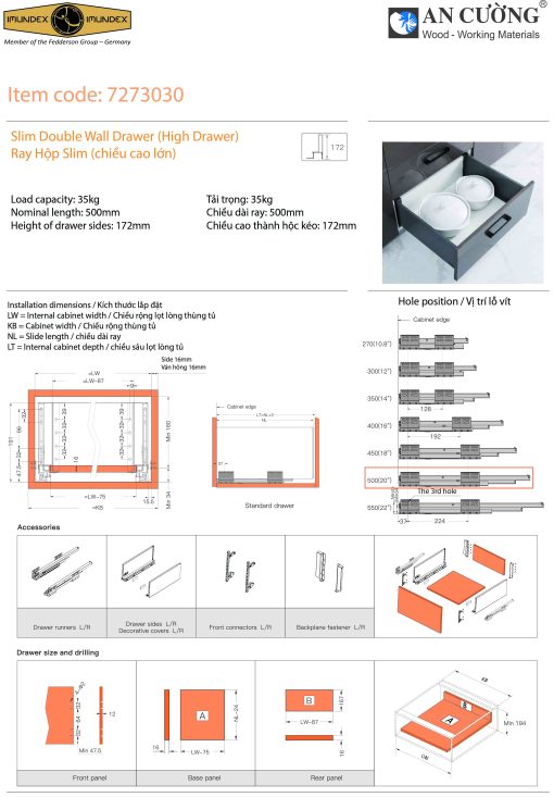 slim double wall drawer 2 scaled