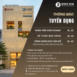 Nau Vang Hien Dai Thong bao Tuyen Dung Bai Dang Instagram